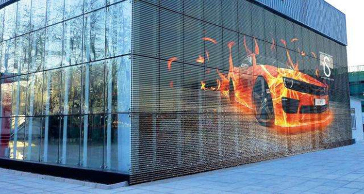 Ecrã LED transparente para venda a retalho e exposição