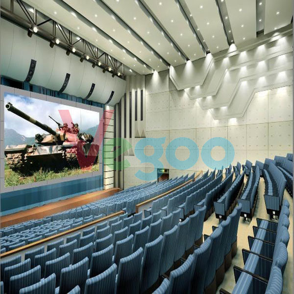 O fundo de fase do brilho alto P10mm conduziu a tela conduzida de pouco peso 1000cd/㎡ da exposição