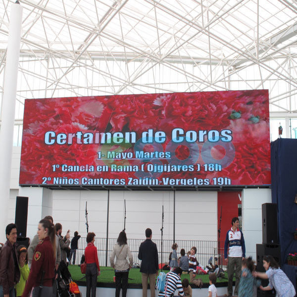 exposição de diodo emissor de luz exterior 7500cd/㎡ da cor completa da Auto-inspeção P10