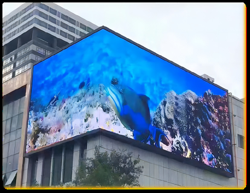 P10 Display LED exterior 960X960mm Armário de alumínio SMD3535 Brilho 6500CD/m2 Sistema Nova