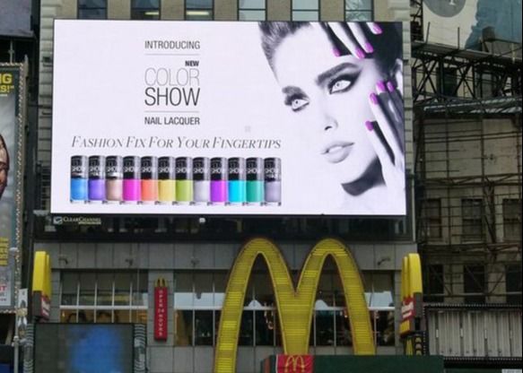 Quadro de avisos moderno Smd que anuncia a exposição de diodo emissor de luz exterior da cor P10 completa