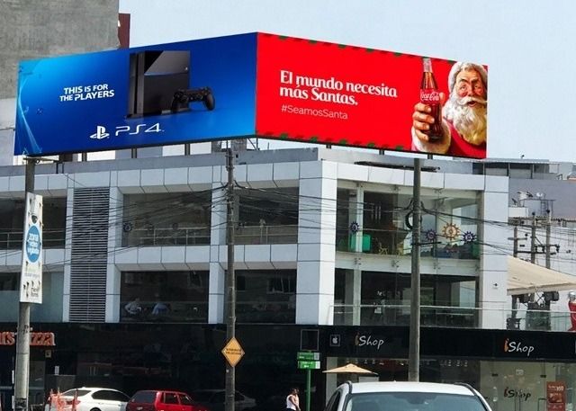 Full Color 15 Densidade de pixels P8 Fixado SMD LED Display Billboard para publicidade ao ar livre